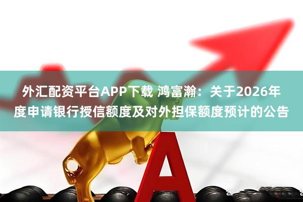 外汇配资平台APP下载 鸿富瀚：关于2026年度申请银行授信额度及对外担保额度预计的公告