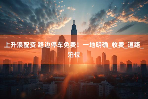 上升浪配资 路边停车免费！一地明确_收费_道路_泊位